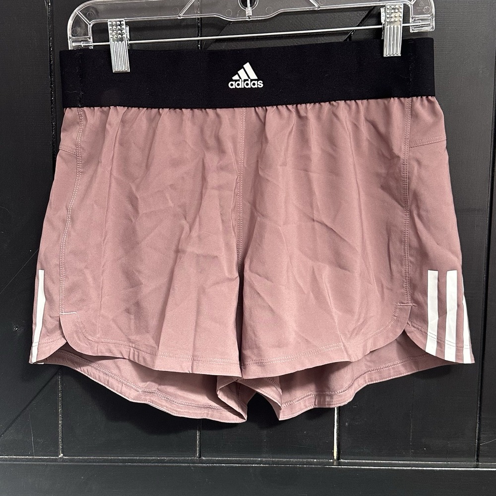 adidas women's pacer 3-stripes woven shorts - Picture 10 of 11